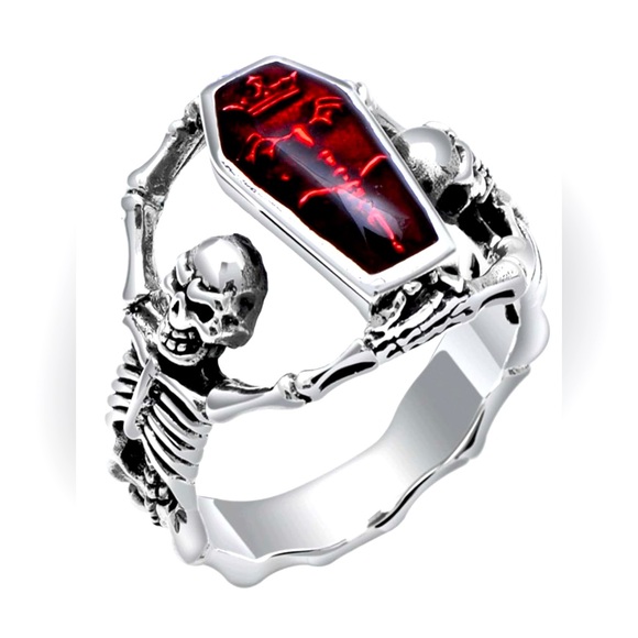 Coffin Ring Size 10 - Picture 1 of 6